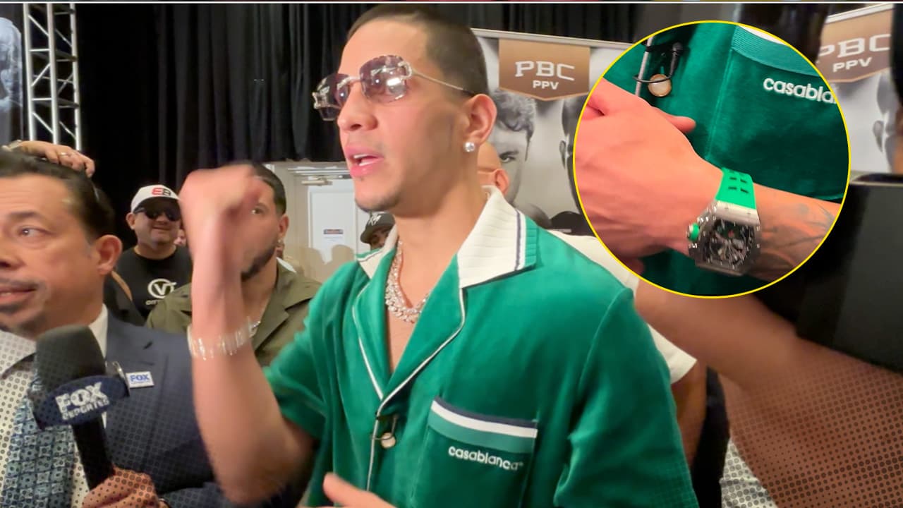 ¡No se queda atrás! Berlanga presume sus joyas en Las Vegas