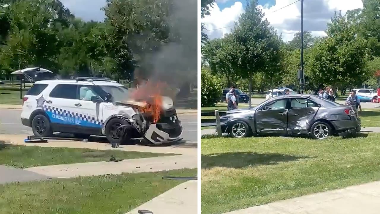 Policía resulta herido de gravedad tras choque con adolescente