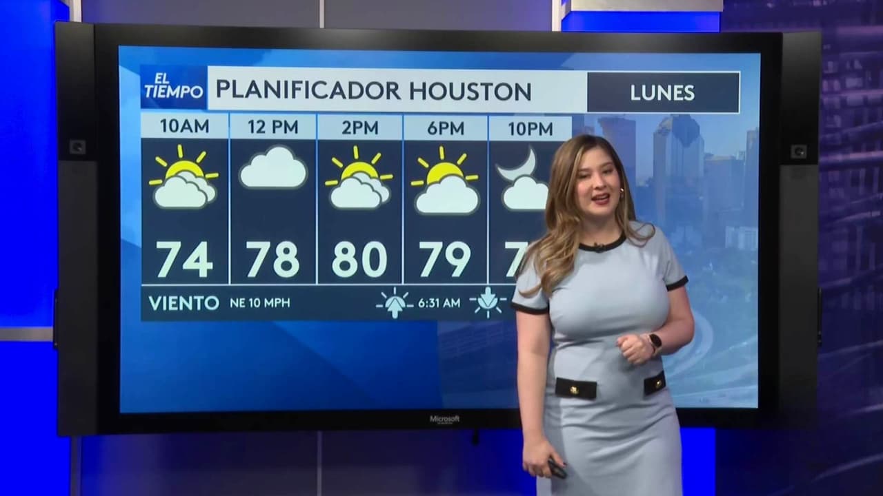 Pronóstico del tiempo hoy en Houston: Condiciones frescas con lluvia por la tarde; el termómetro alcanzará 80 °F