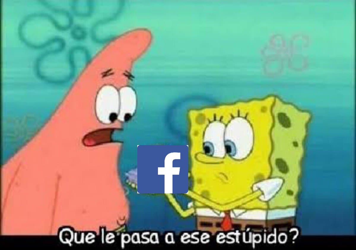 "Cuando te enteras que se cayó Facebook" dice en su cuenta de Twitter este usuario.