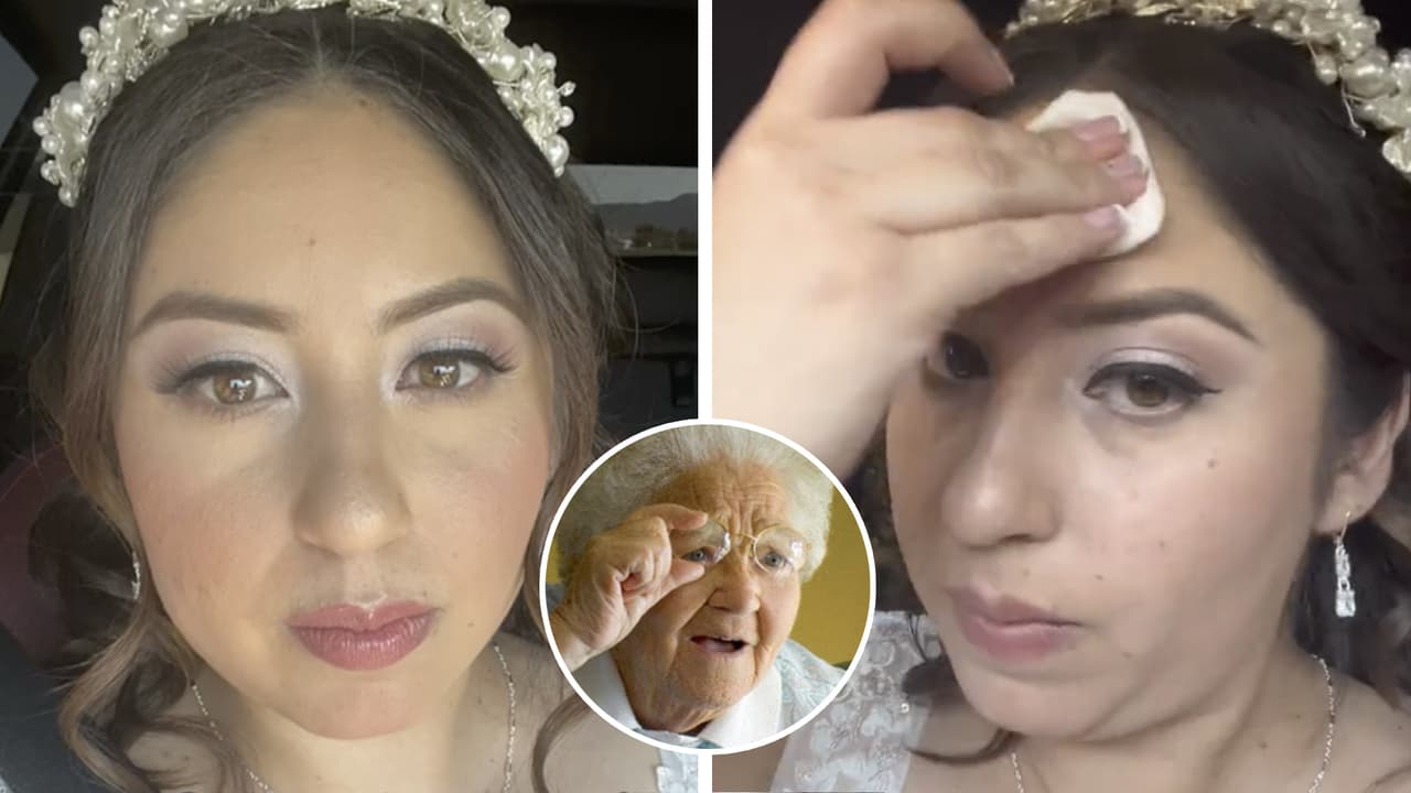 Esta novia se desmaquilló camino a su boda, ¿tenía razón o era un berrinche?