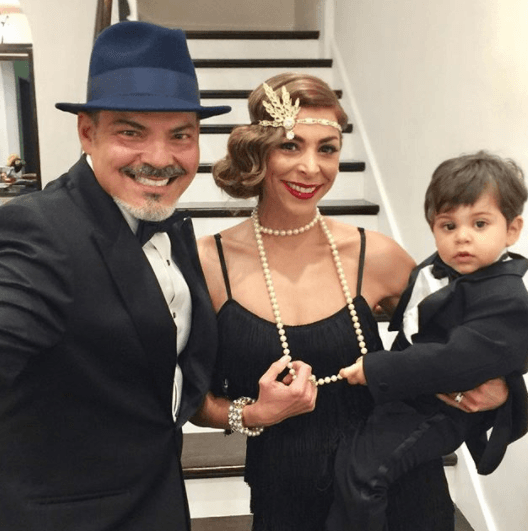 Toda la familia estaba lista para una gran velada, incluyendo al pequeño Michael Victor que lucía muy elegante.