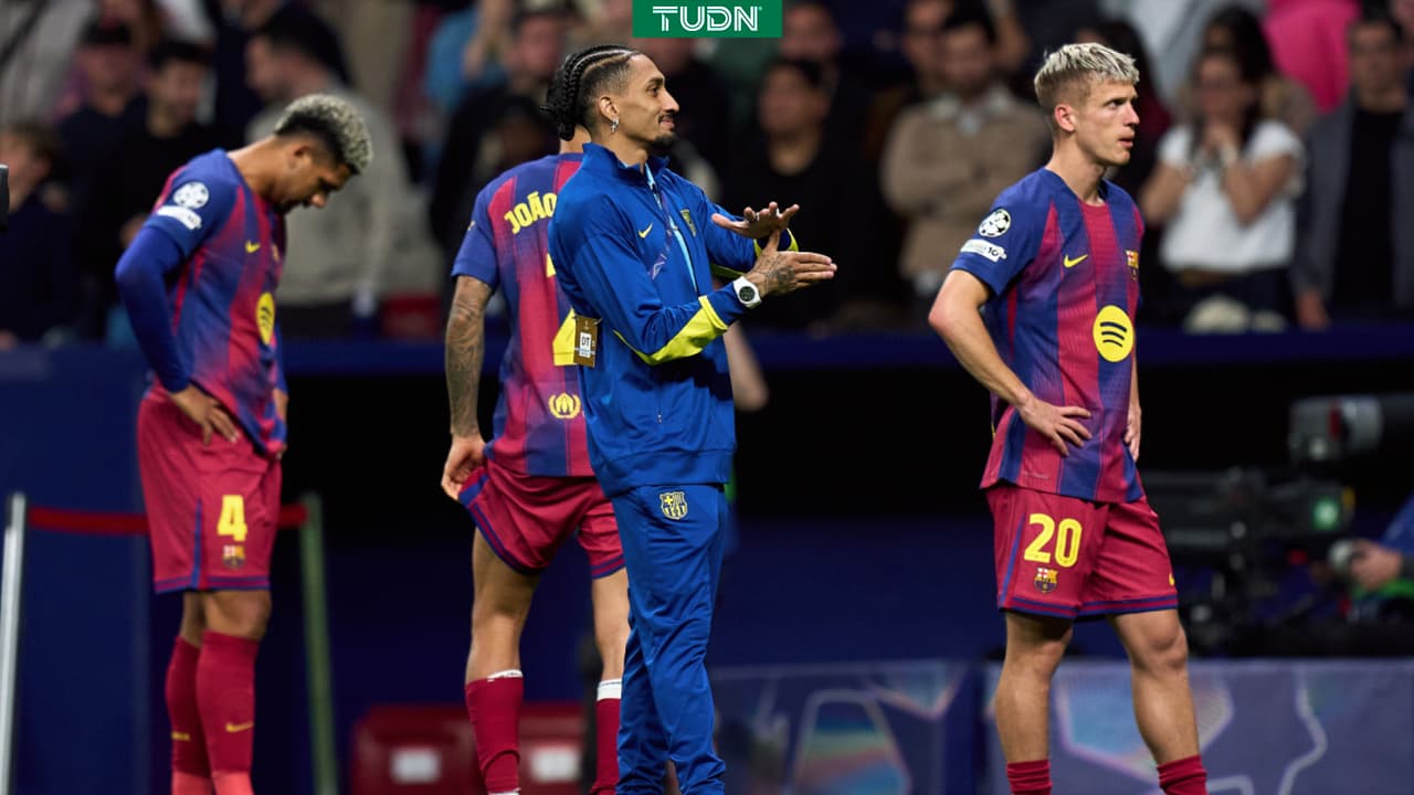 Raphinha pide perdón a la afición del Atlético por sus gestos tras la eliminación