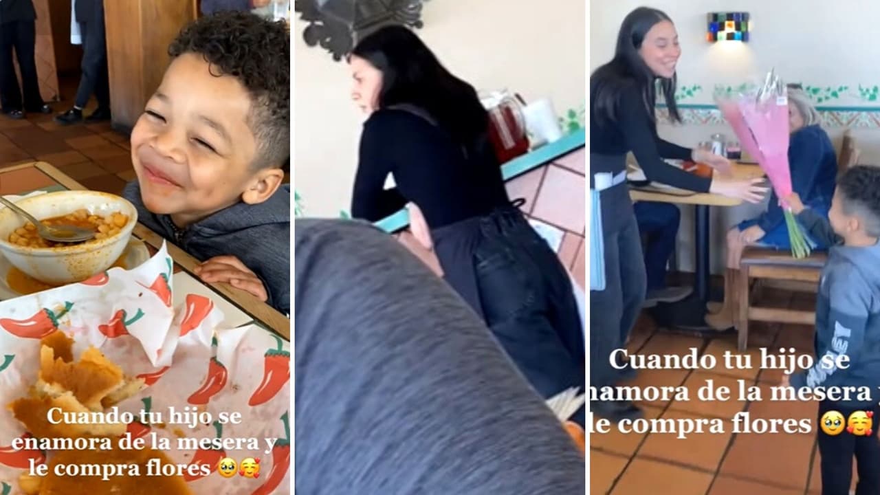 El pequeño se mostró apenado en todo momento