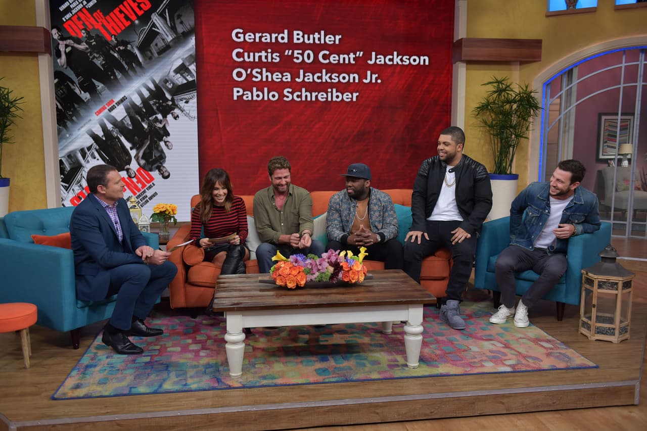 Alan Tacher fue presentándolos uno por uno, cuatro estrellas de Hollywood de visita en nuestra casa.