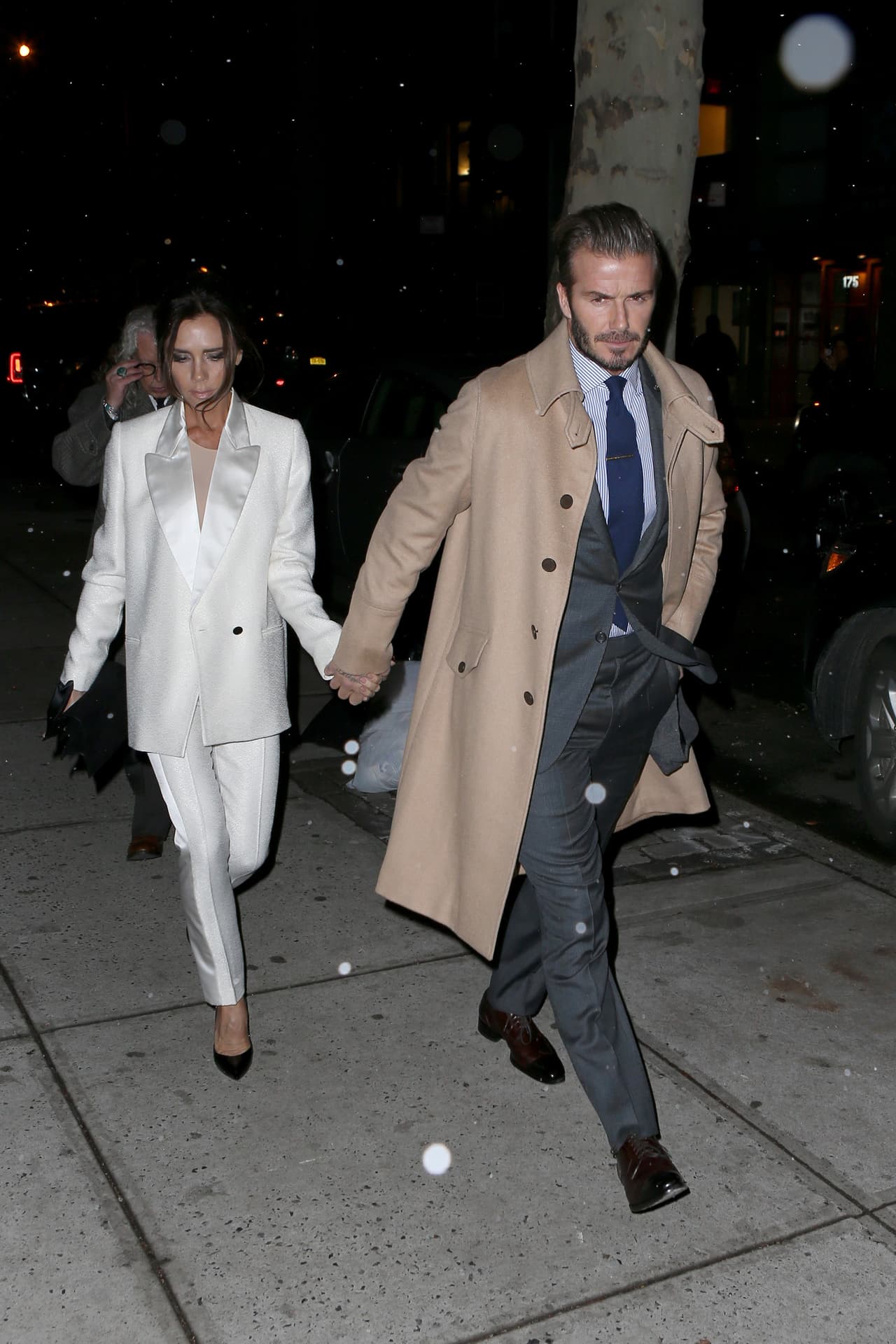 La nieve apenas comenzaba a caer en Nueva York.