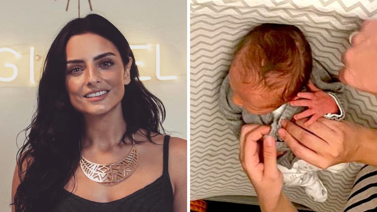 Un nuevo bebé llega a la familia de Aislinn Derbez: primeras imágenes