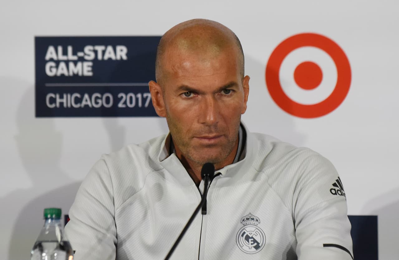 Otra figura que con la que el Real Madrid contó el año pasado estaba en el banquillo: el entrenador Zinedine Zidane. (USA Today Images)