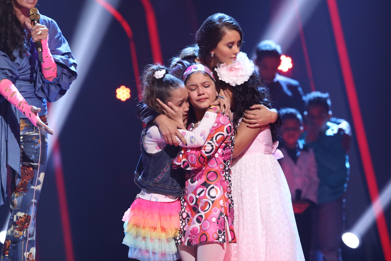 Entre lágrimas, las Súper Peques se despidieron de la competencia.