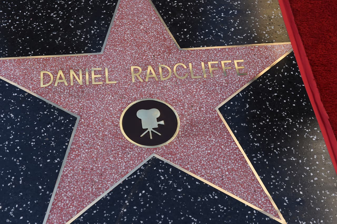Así está su estrella en Hollywood.