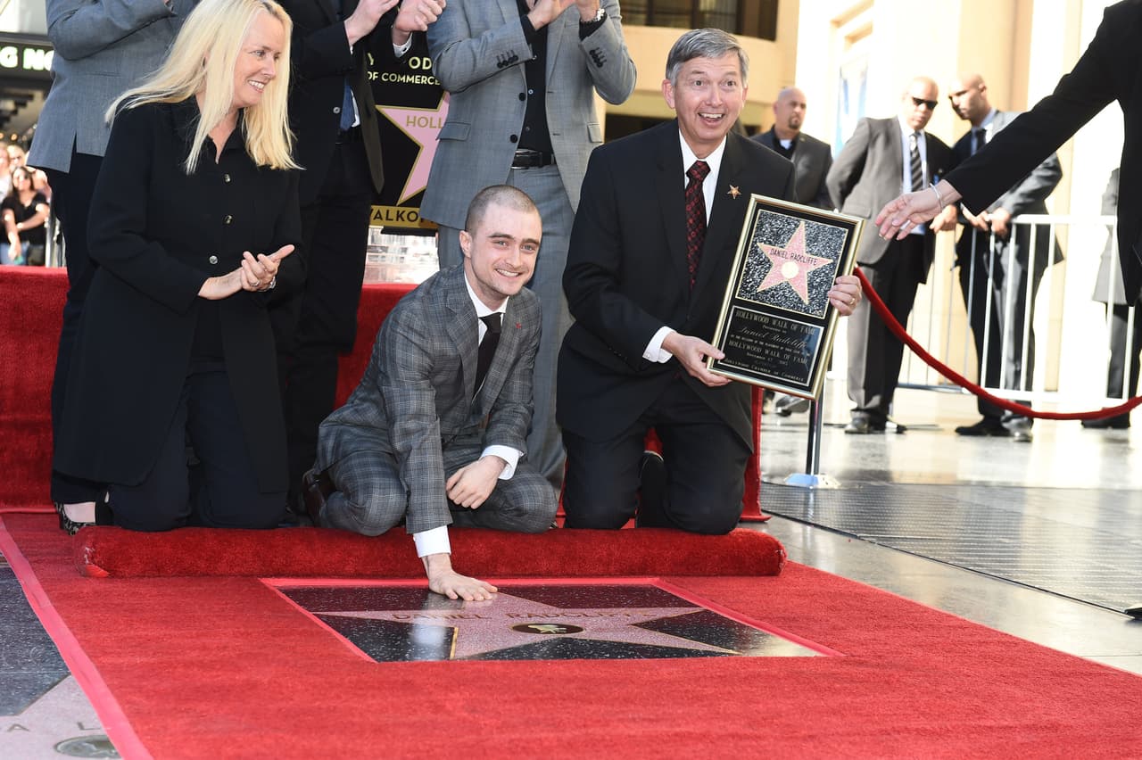 Radcliffe recibió la estrella número 2,565 en el Paseo de la Fama.