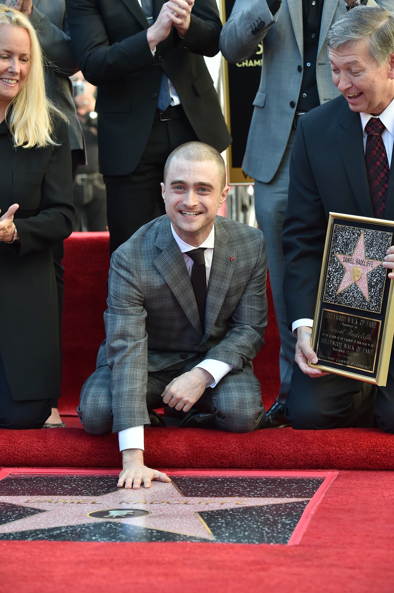 El actor de la saga de 'Harry Potter' ya tiene su espacio en el Paseo de la Fama.