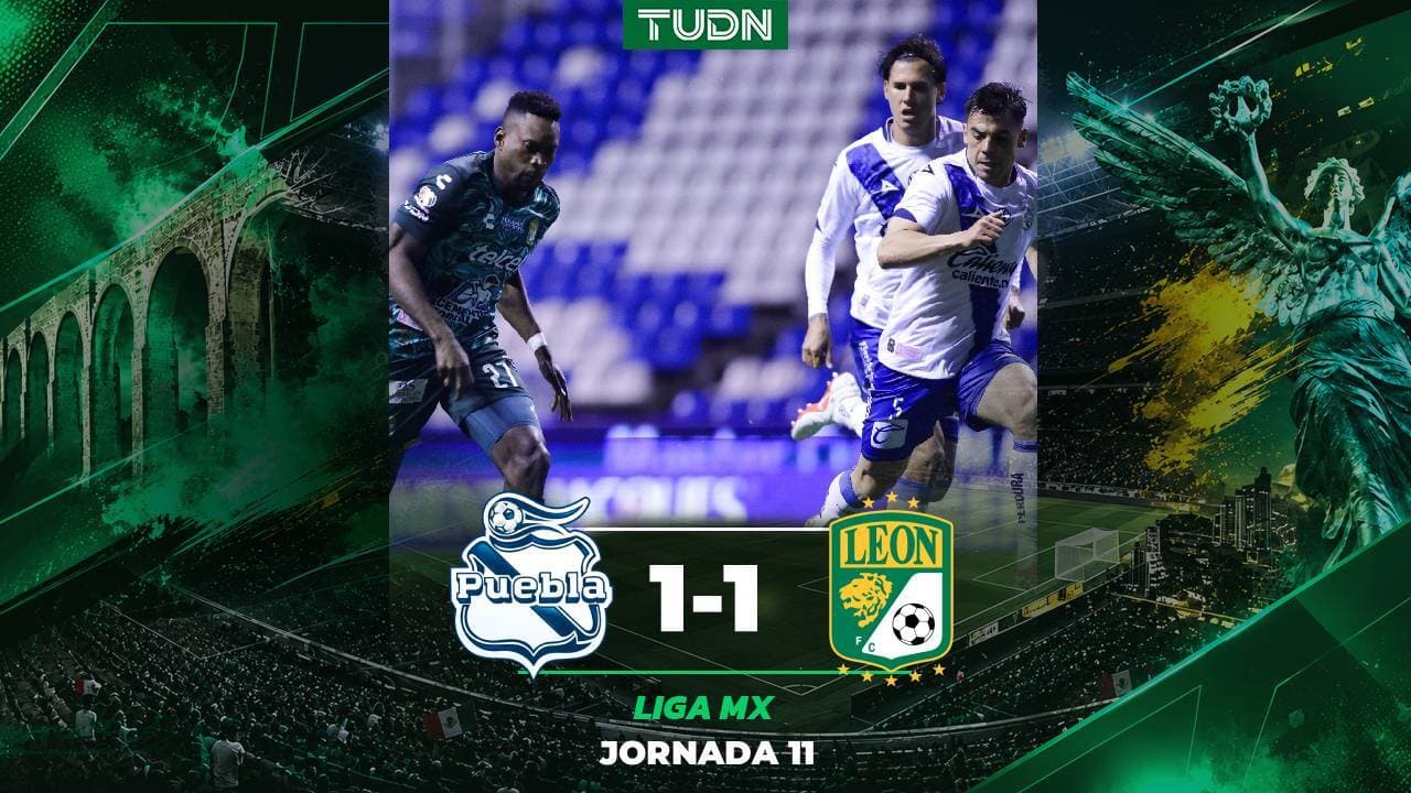 Resumen | ¡Partidazo de locura! León y Puebla se reparten golazos, postes y una roja