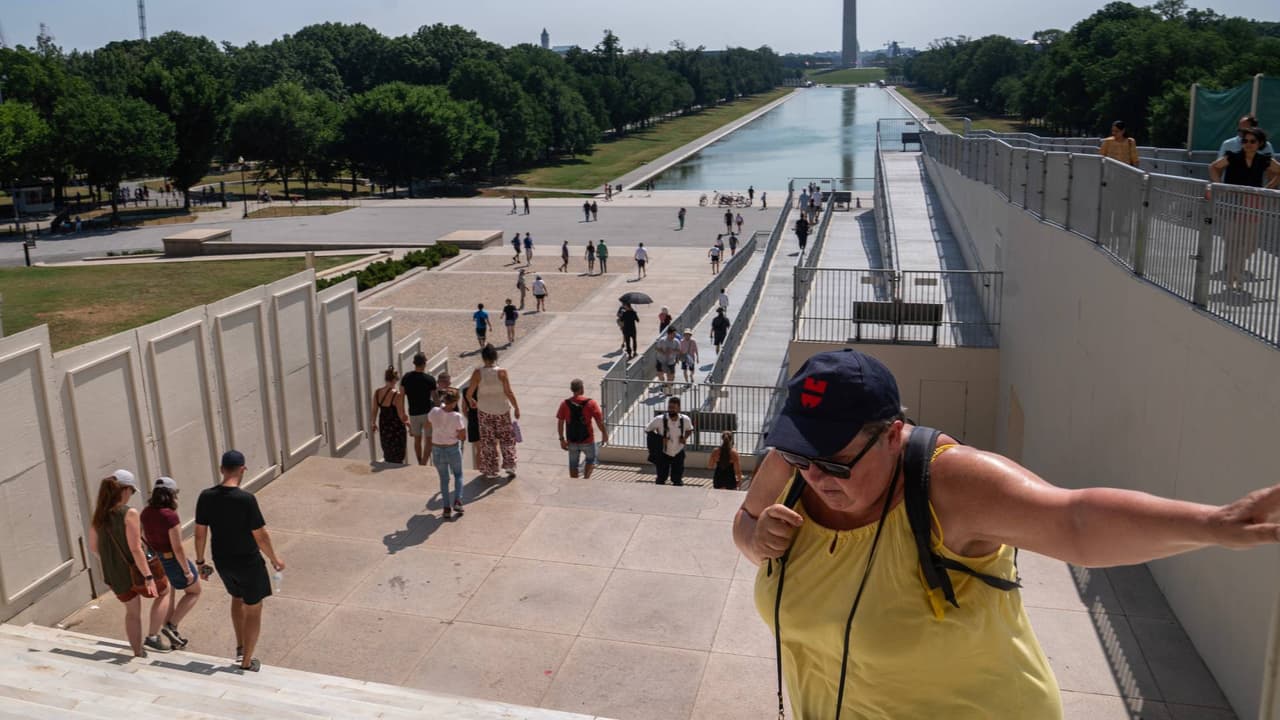 Alerta por calor excesivo en Washington DC tras un lunes de temperaturas récord