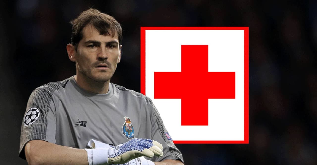Iker Casillas sufrió un infarto y fue trasladado a un hospital en Oporto