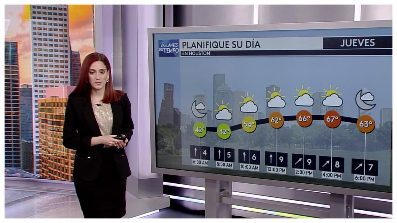 Pronóstico del tiempo hoy en Houston: Cielo parcialmente nublado; temperatura máxima hasta de 67 °F