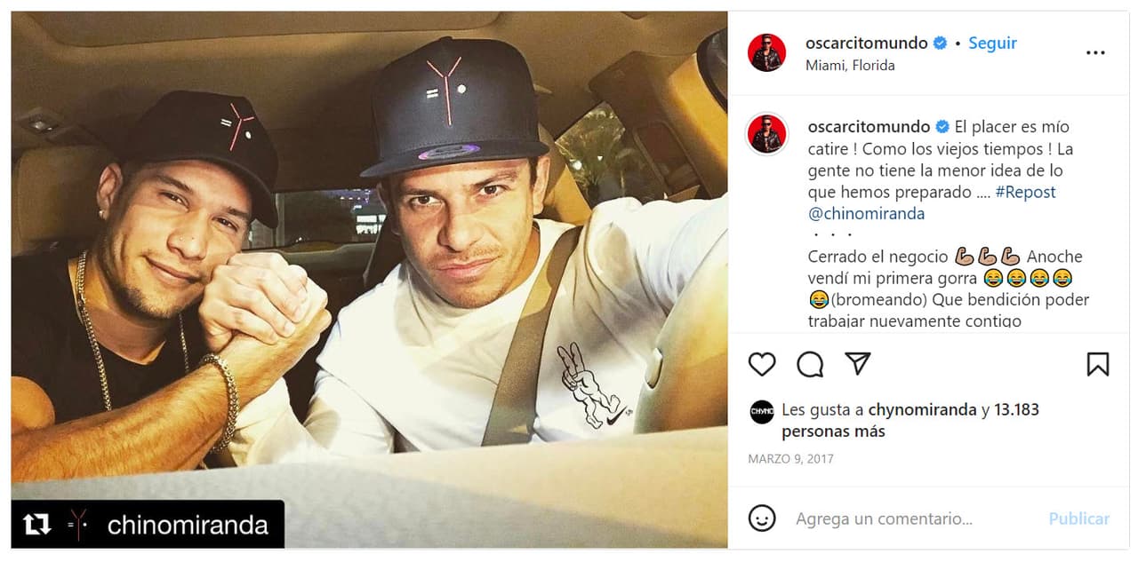 Chyno Miranda y Oscarcito.