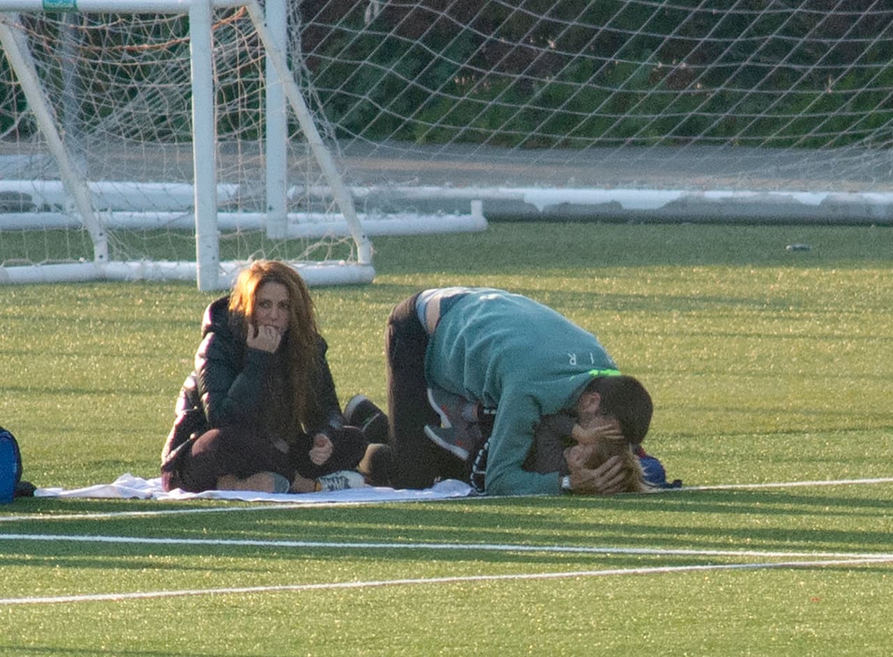 Aunque Shakira se mantuvo bien pendiente de lo que estaba ocurriendo con Milan.