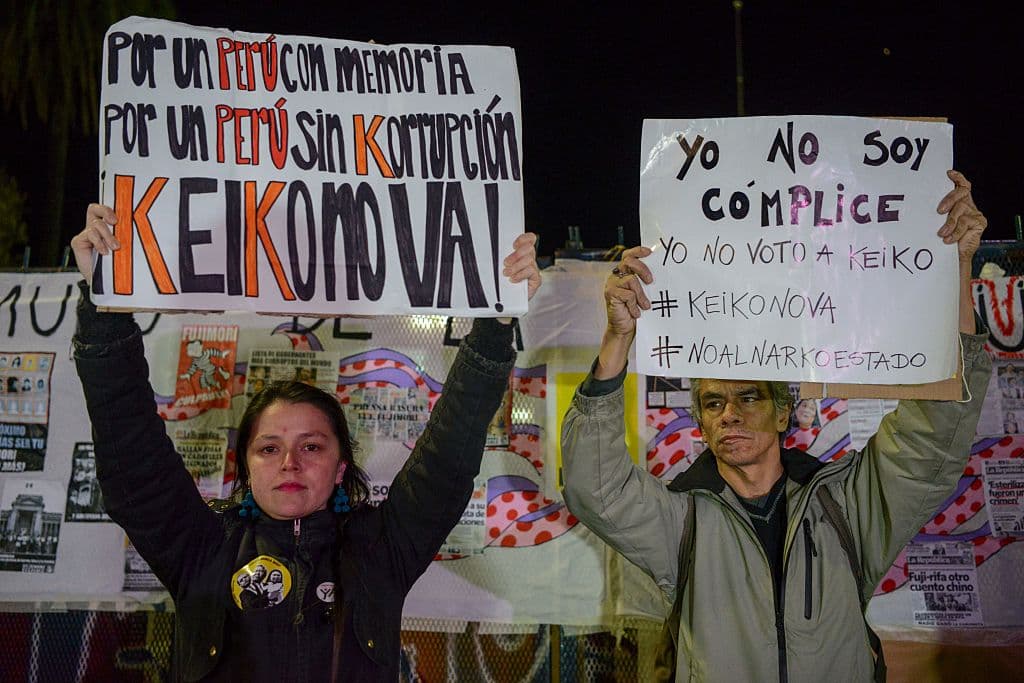 La izquierda fue la gran convocante de esta segunda marcha anti-Fujimori