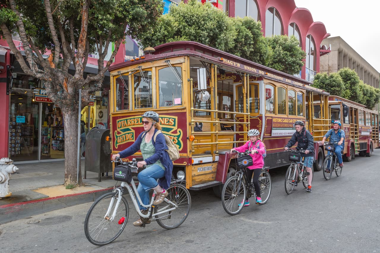 San Francisco, Oakland y Hayward, en California, están en el segundo lugar de las ciudades con más ciclistas.