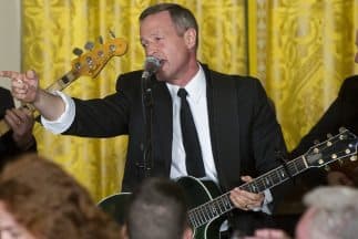 O'Malley y su banda de rock celta.