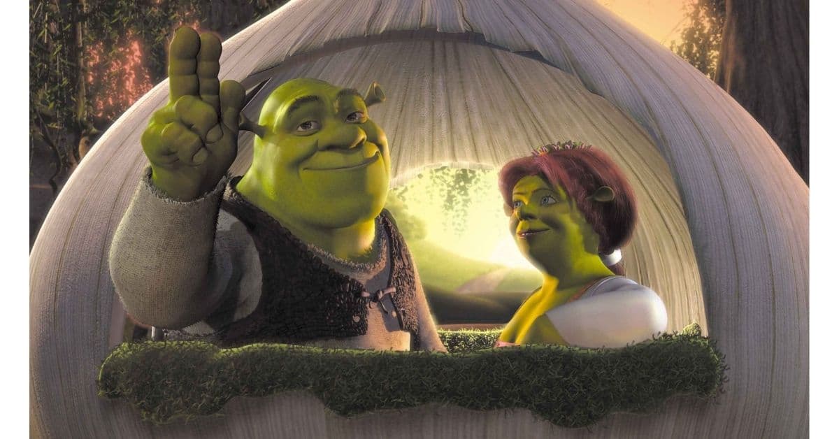 personajes infantiles, Sherk y Fiona