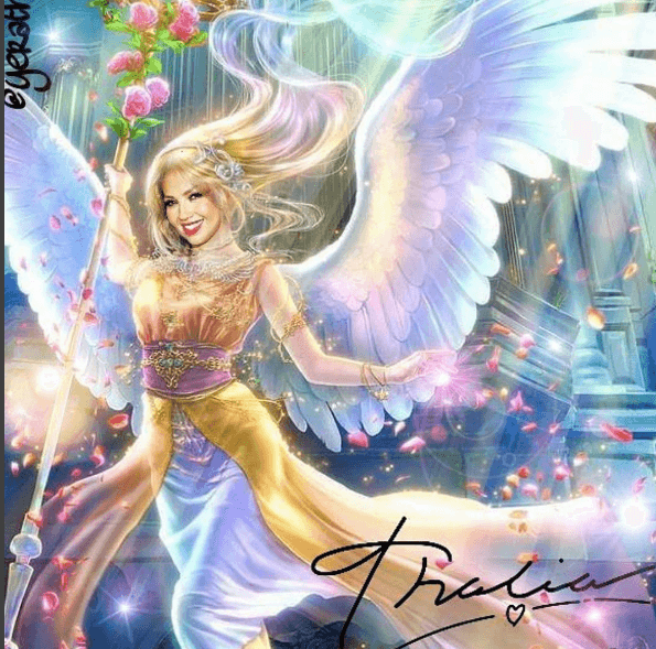 ¿Qué tal esta hada de los bosques? Thali se ve como un auténtico ser mitológico.