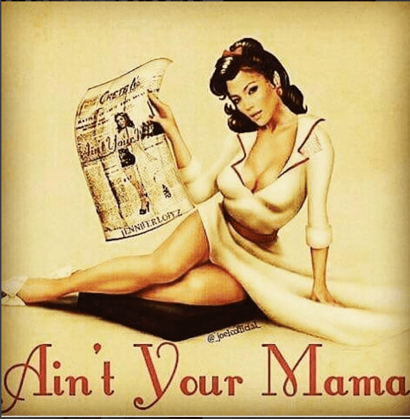 De hecho, como parte de la promoción de su nuevo sencillo, esta imagen fue parte de la publicacidad para promocionarlo, súper pin up style.