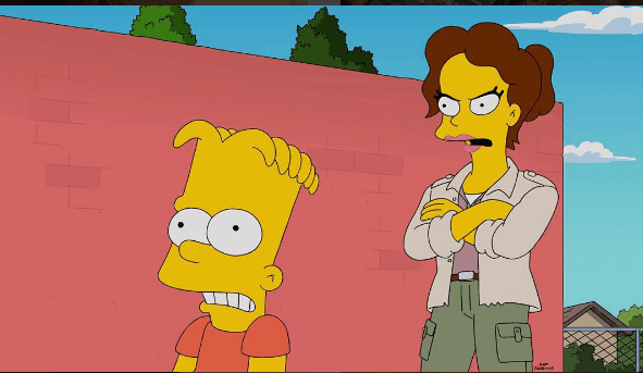 Pero no sólo eso, ya que su voz también fue parte de la popular serie de Los Simpson.