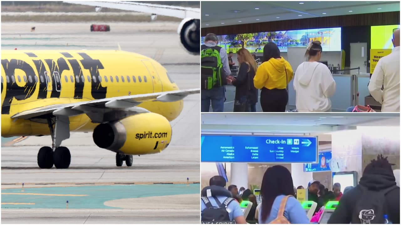 “Es terrible”: molestia en el Aeropuerto de Orlando tras cancelación de decenas de vuelos de Spirit