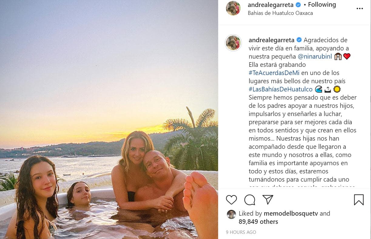 La familia Rubín Legarreta vive una etapa de esplendor con sus dos hijas realizando proyectos artísticos simultáneos. 
<br>