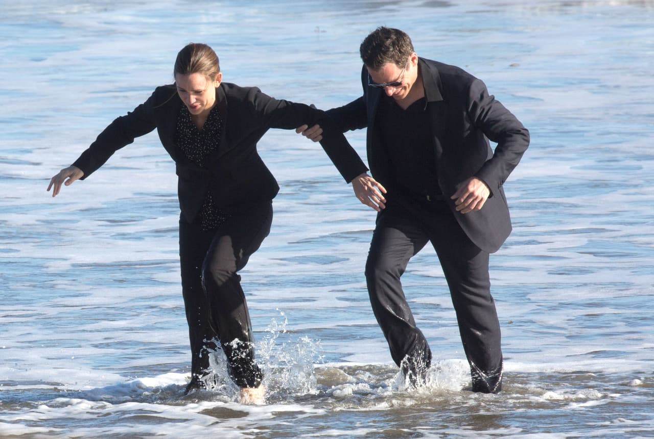 Seguramente el agua estaba muy fría.