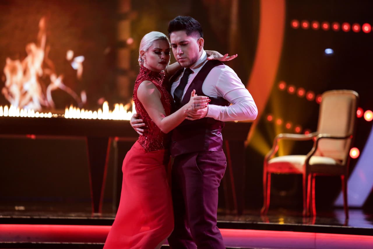 La coreografía estuvo montada con la canción 'Bella Ciao', un tema muy reconocido de la serie.