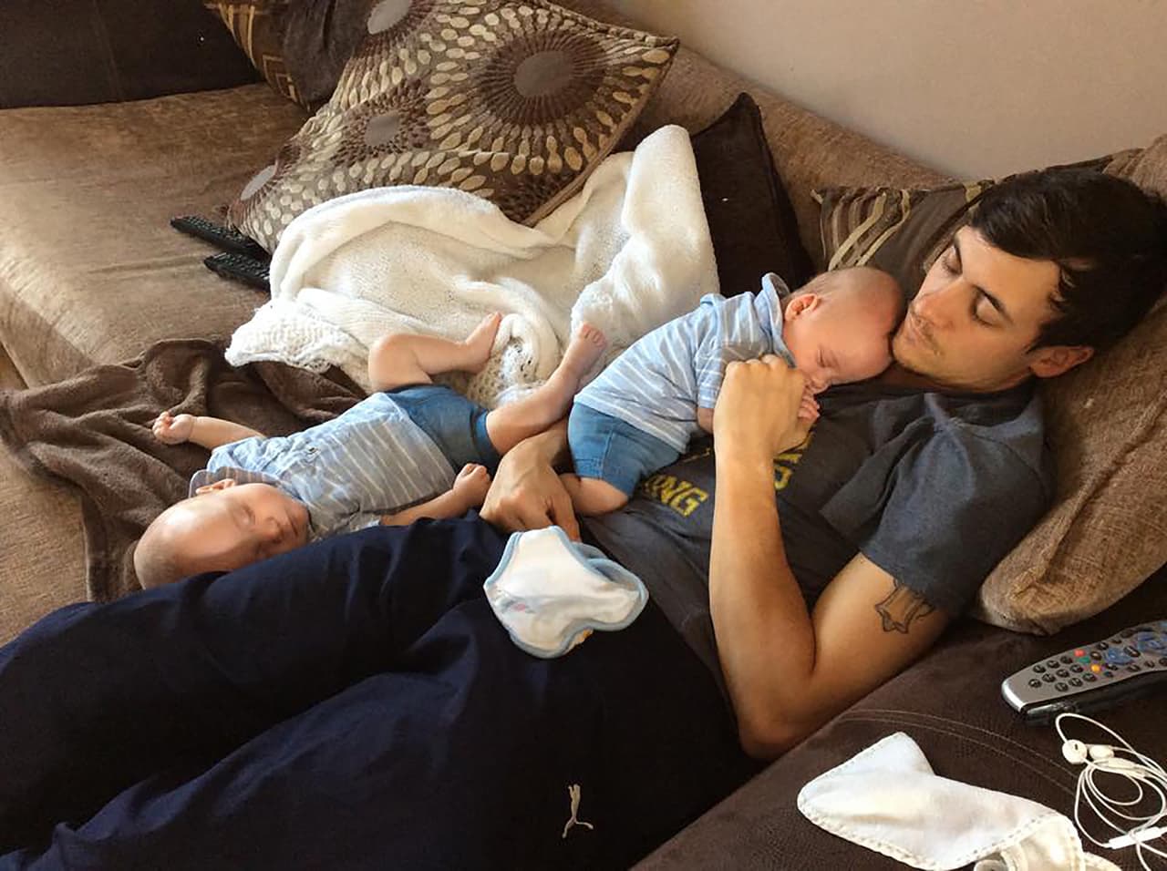 Ahora esta pareja disfruta de tener a sus dos hijos con vida.