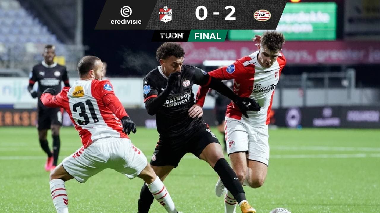 Erick Gutiérrez entró y ayudó al triunfo del PSV ante el Emmen