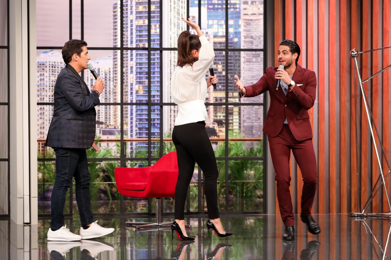 El espacio en el que "amorosos" y "flechados" se conocerían, después de contestar algunas preguntas.