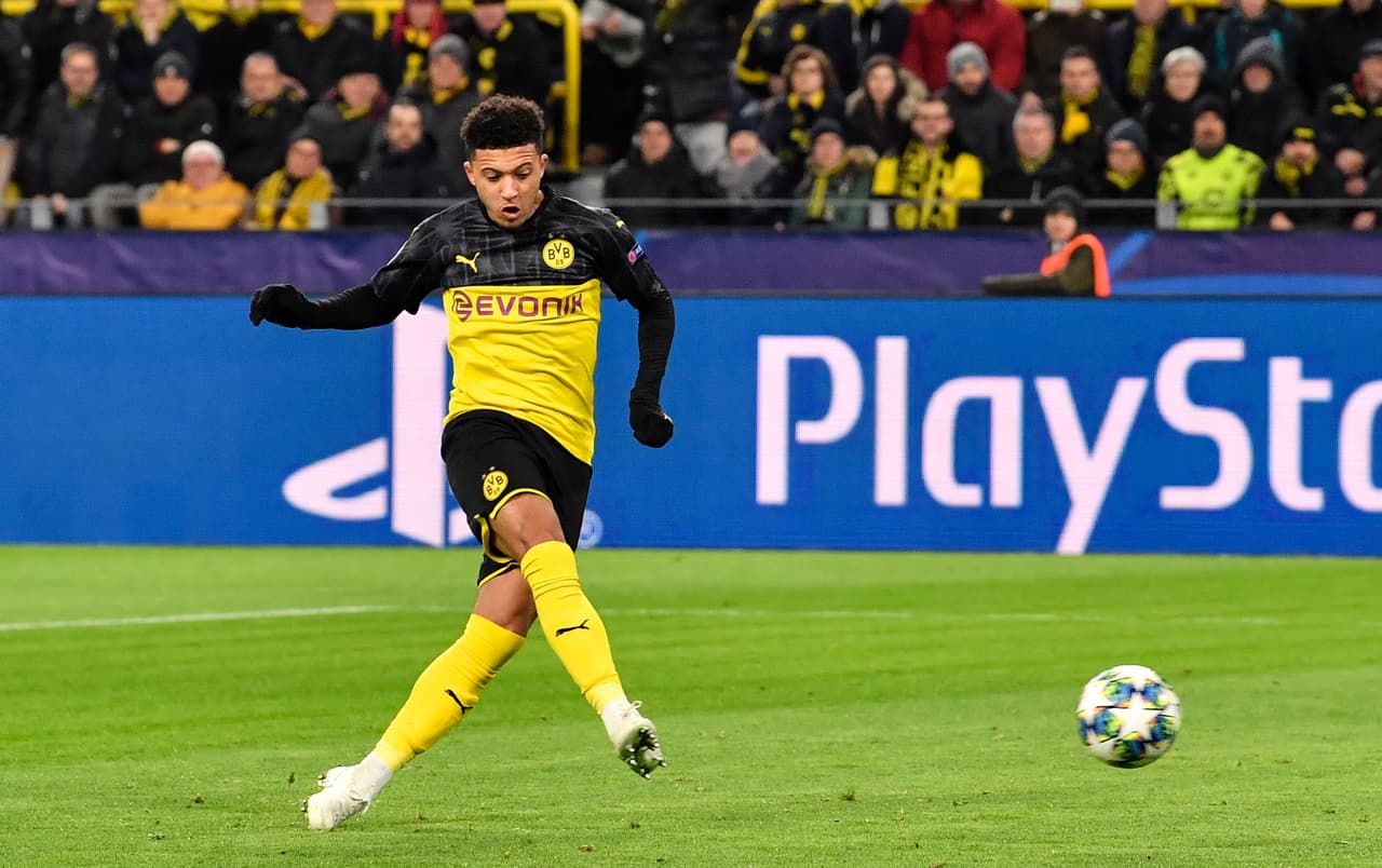 <b>Jadon Sancho | Borussia Dortmund</b>
<br>Valor actual: 117 millones de euros | Valor anterior: 130 millones de euros| Diferencia: -13 millones de euros | Porcentaje: -10%