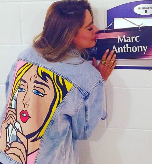 Gali estaba súper emocionada por conocer a uno de sus más grandes ídolos.