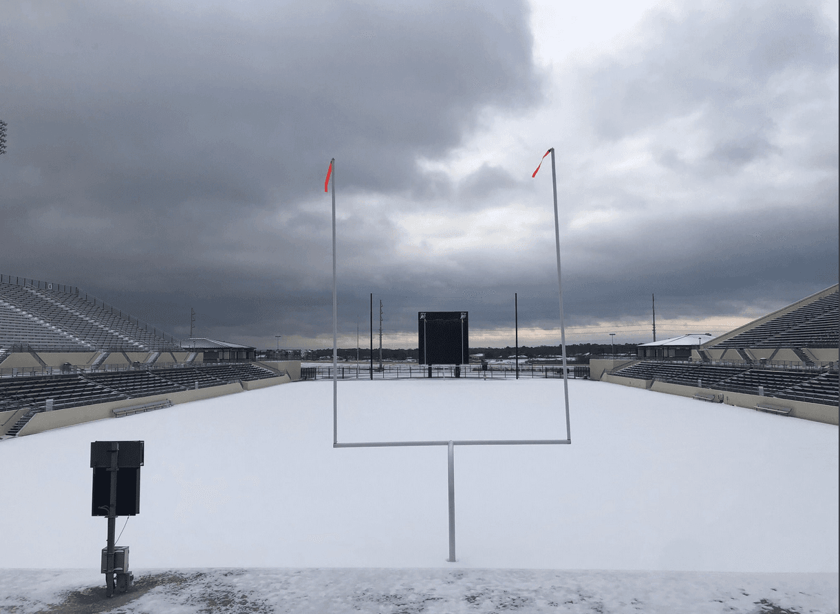 El norte de Texas vive la primera nevada del año