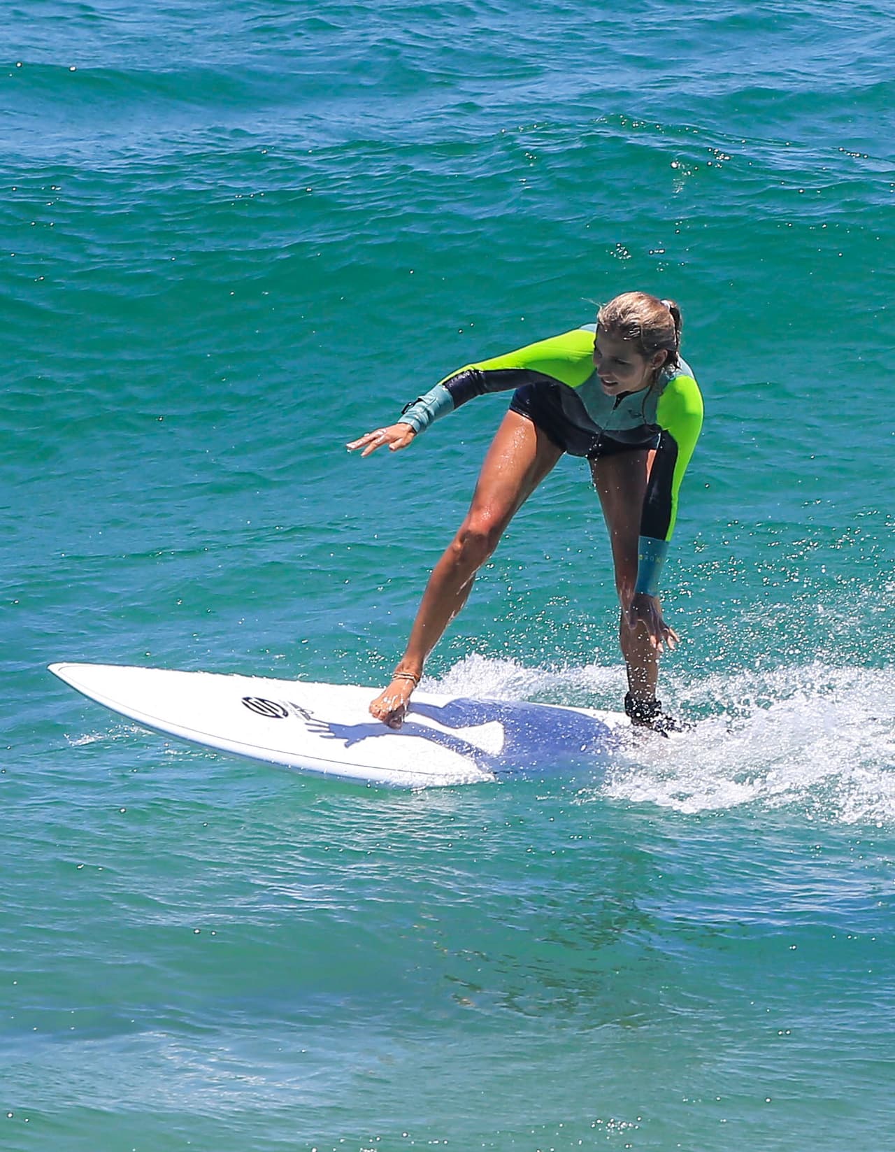 Le costó trabajo mantener el equilibrio.