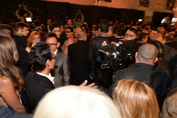 El tumulto fue tan grande porque nadie los quería perder de vista.