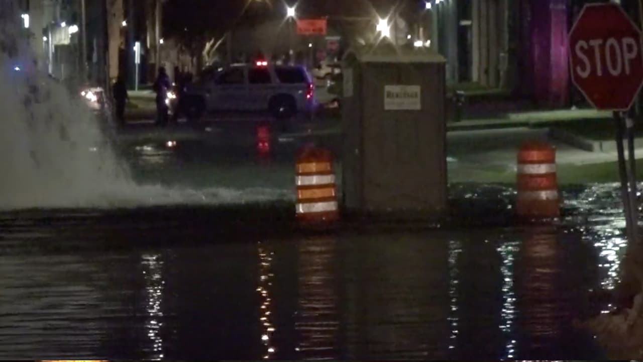 Un negocio sufrió de inundaciones leves