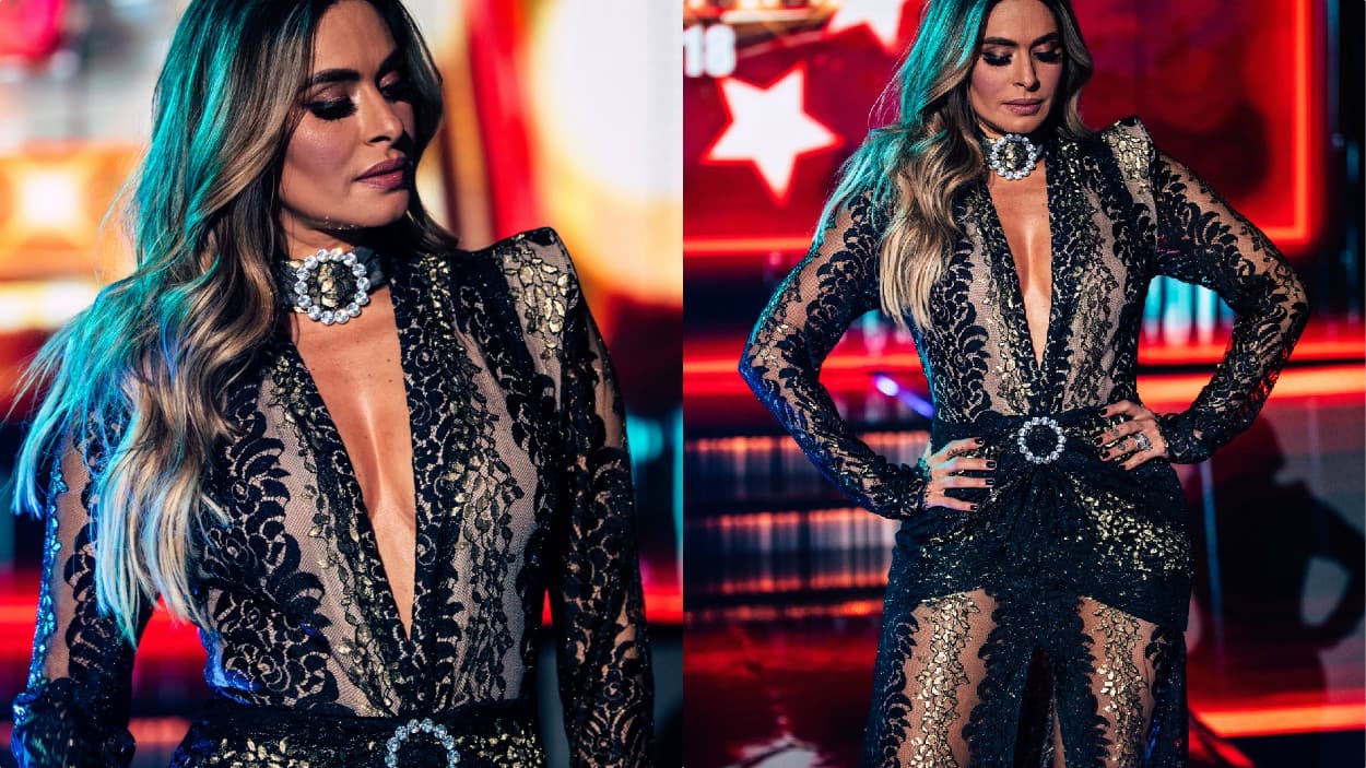 Con un increíble gran look final, Galilea Montijo apareció en el último programa de esta temporada de Pequeños Gigantes.
