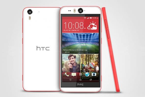 El Desire EYE es el primer teléfono de HTC enfocado en selfies.  