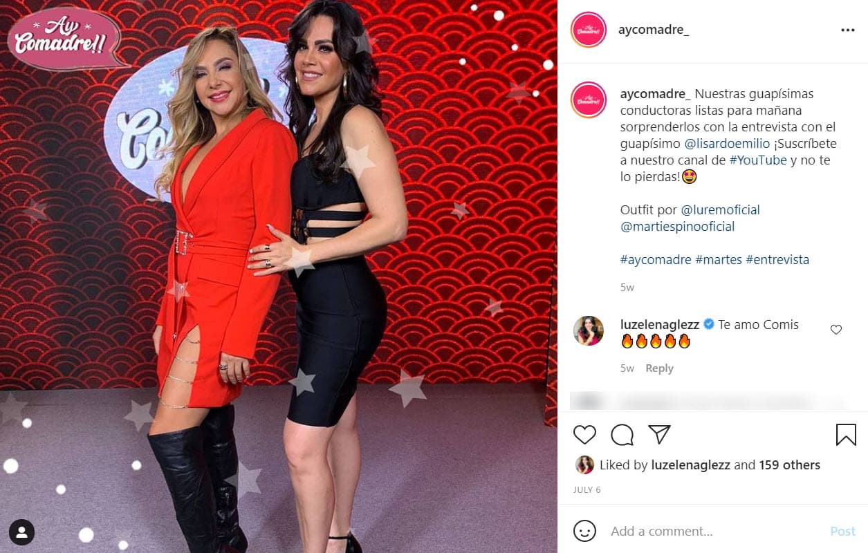 El show de entrevistas se llama 'Ay Comadre!!' y lo conduce con su compañera Mariela Roldán.
<br>