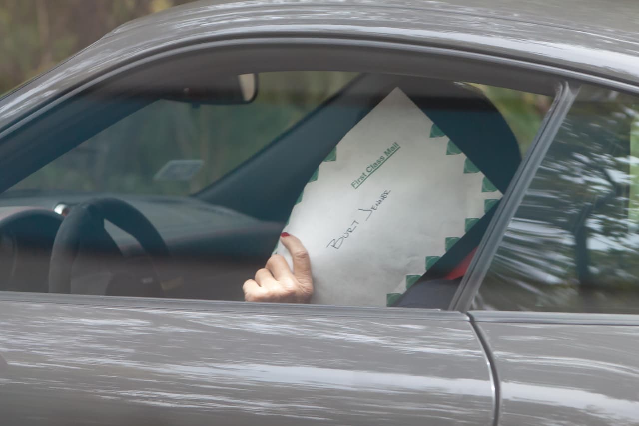 Ese sobre iba dirigido a su hijo Burt.