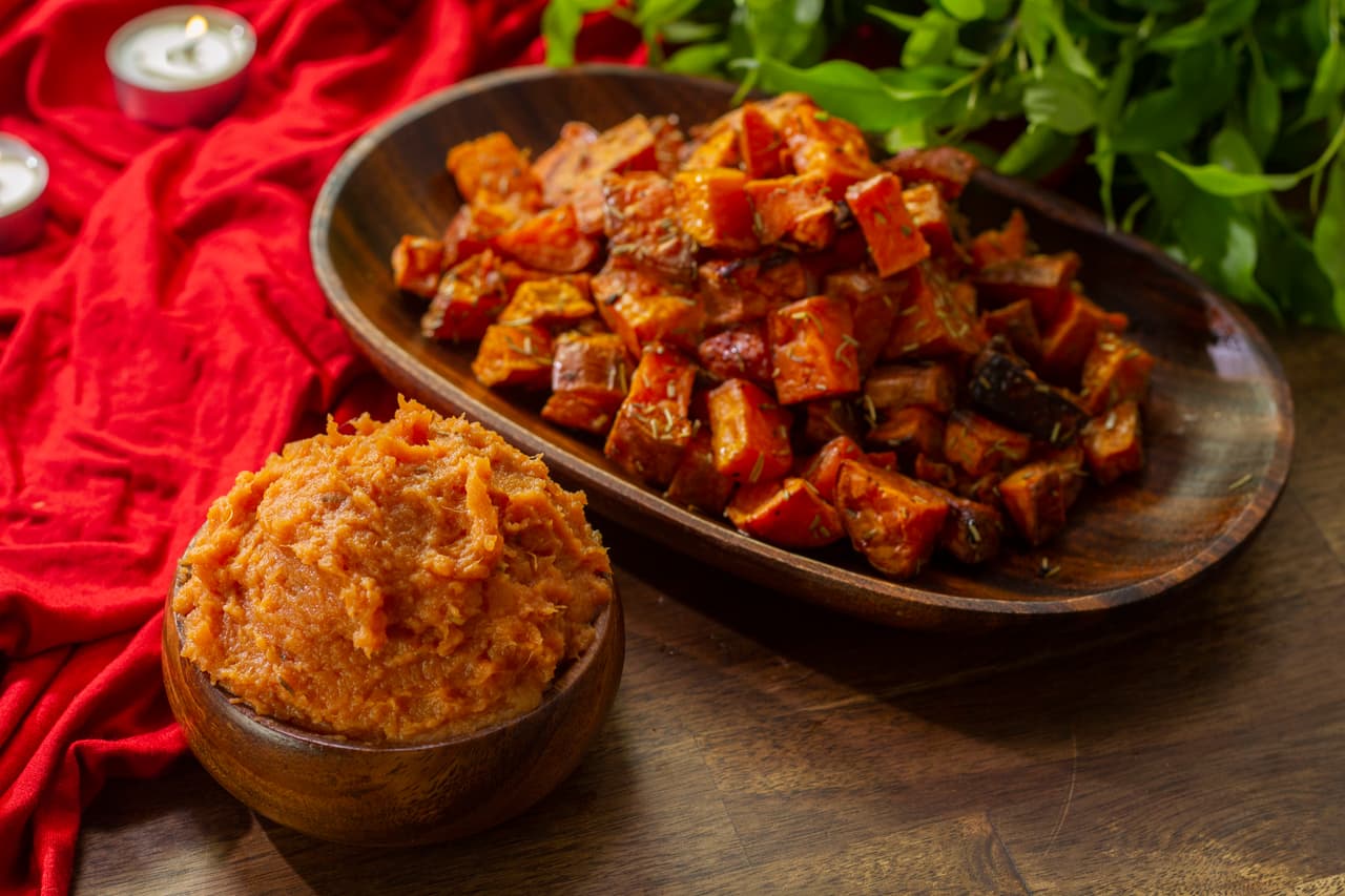 Guarniciones de camote para thanksgiving