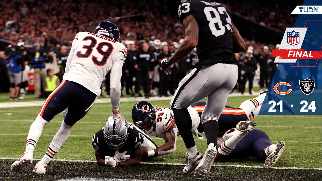 Raiders ganó un difícil encuentro ante Bears en Londres