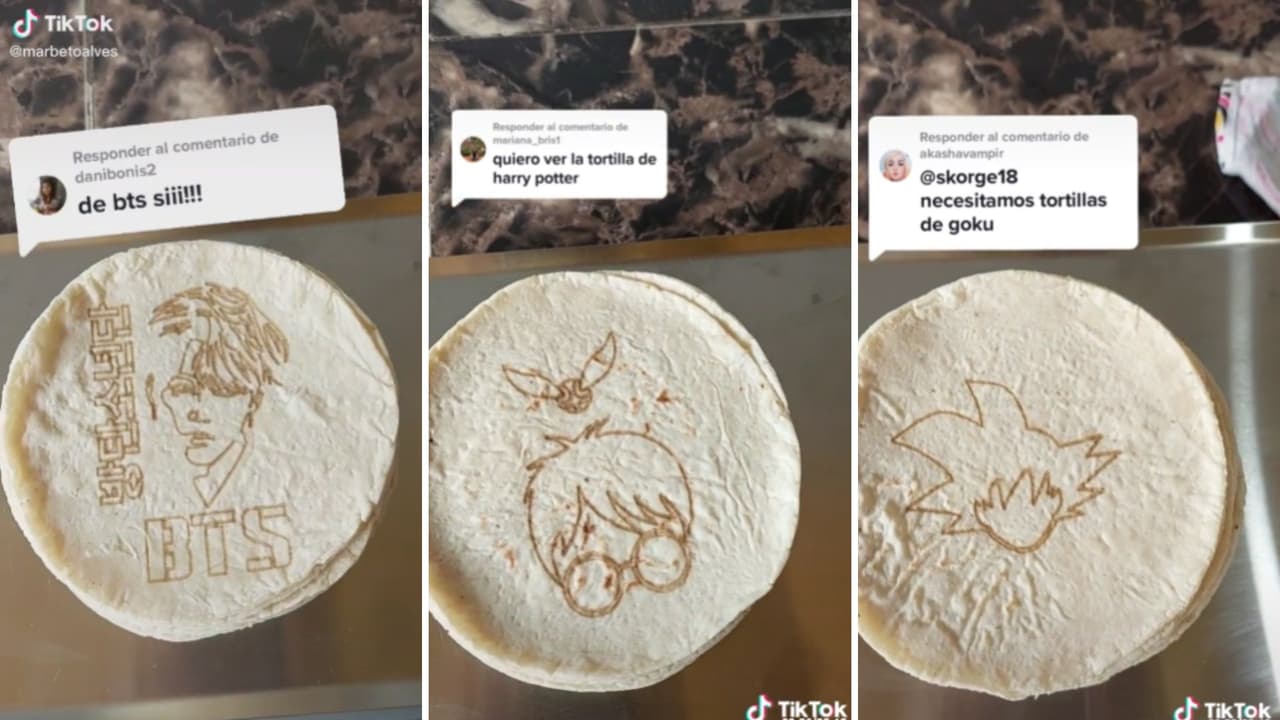 Emprendedor mexicano se hace viral con sus tortillas personalizadas: ejemplos de sus diseños
