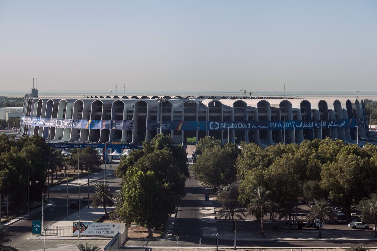 Photo of Zayed Sport City Stadium headquarters Pachuca Team training before their debut against Wydad Casablanca (MAR) in the FIFA Club World Cup UAE 2017. Foto del Estadio Zayed Sport City sede del Equipo Pachuca, previo a su debut contra Wydad Casablanca (MAR) en el Mundial de Clubes FIFA EAU 2017, en la foto: Zayed Sport Cityt Stadium 05/12/2017/MEXSPORT/David leah.
